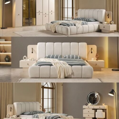 Soft Padded Modern Bedroom Set