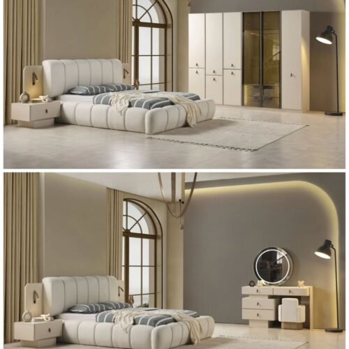 Soft Padded Modern Bedroom Set
