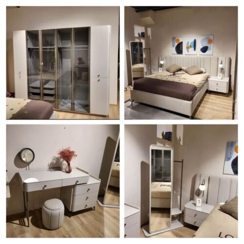 Modern Cream Bedroom Set