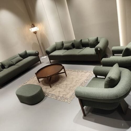 Modern Classic Green Living Room Set