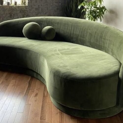 Olive Curve Sofa