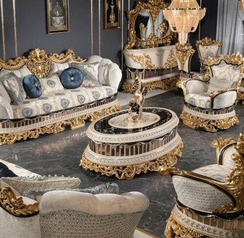 Royal Sapphire Living Set