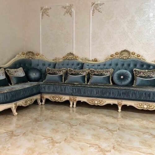 Royal Azure Corner Sofa