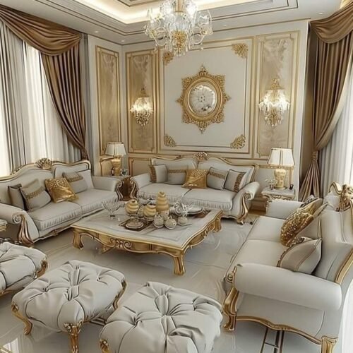 Majestic Gold Royale Sofa Set
