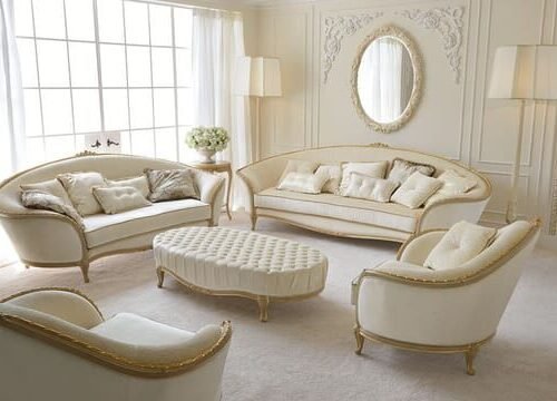 Ivory Grace Living Set
