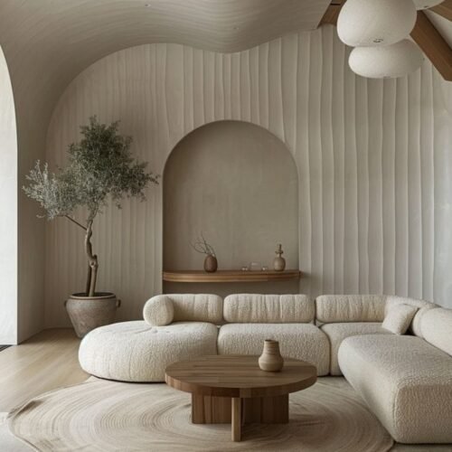 Modern Textured Corner Sofa