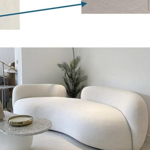Ivory Wave Sofa